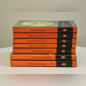 Extraordinary Canadians: seven book lot